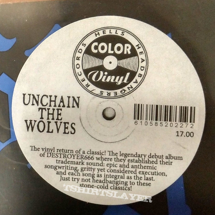 Deströyer 666 DESTROYER 666 ‎– Unchain The Wolves (Clear Blue Vinyl)