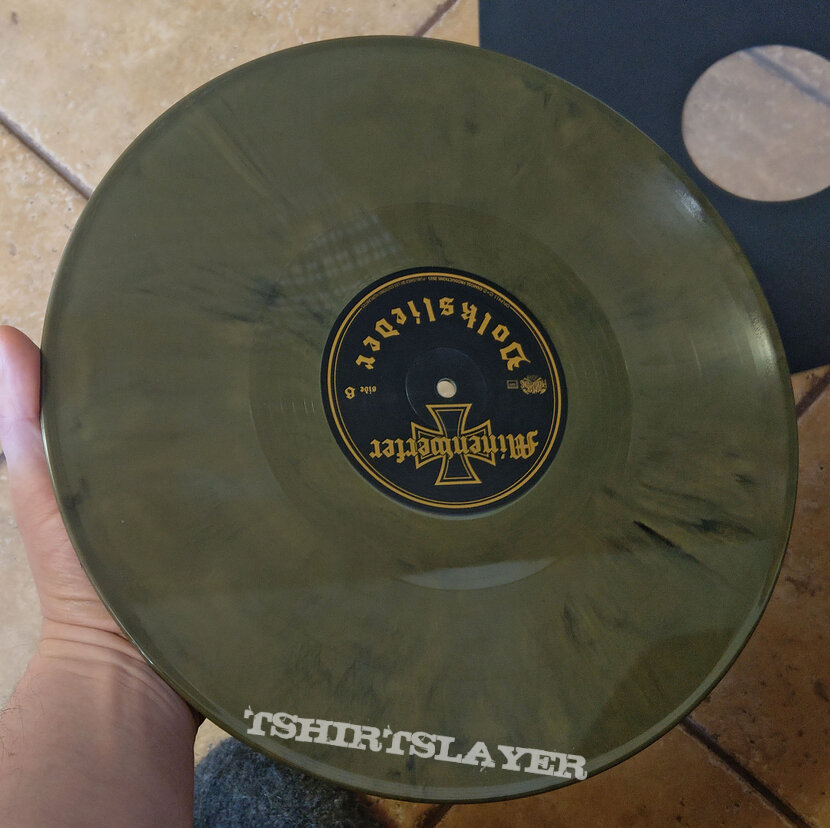 MINENWERFER ‎– Volkslieder (Gold Black Marble Vinyl) Ltd. 299 copies
