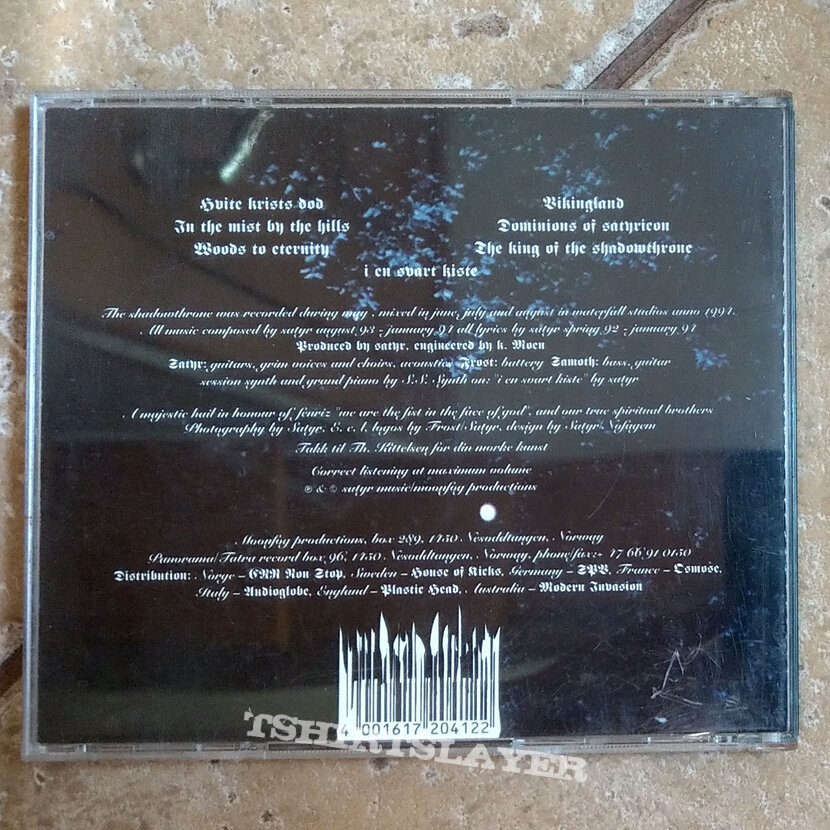 SATYRICON ‎– The Shadowthrone (Early Press CD NO IFPI codes)