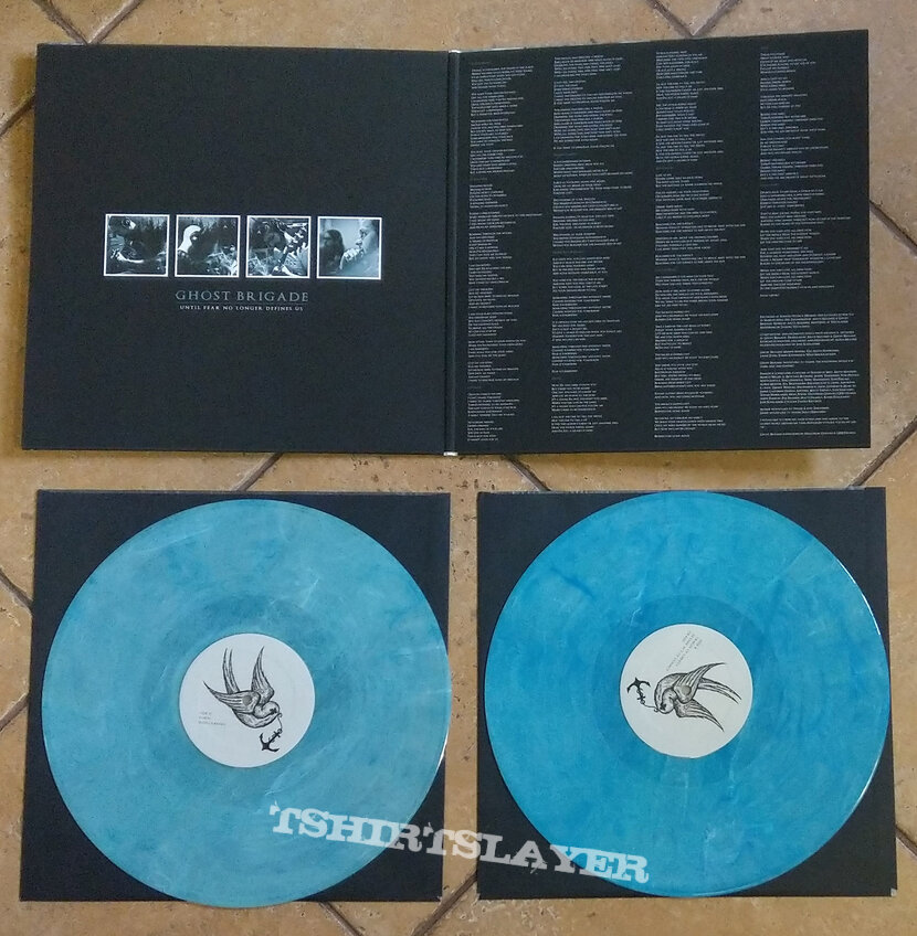 GHOST BRIGADE ‎– Until Fear No Longer Defines Us (Crystal clear, Blue &amp; white marbled vinyl) Ltd. 300 copies
