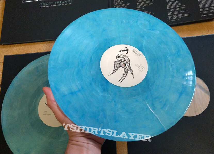 GHOST BRIGADE ‎– Until Fear No Longer Defines Us (Crystal clear, Blue &amp; white marbled vinyl) Ltd. 300 copies