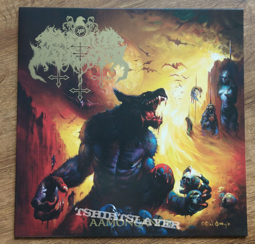 SATANIC WARMASTER ‎– Aamongandr (Black Vinyl) Ltd. 1000 copies