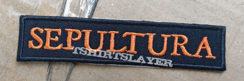 SEPULTURA - Logo Tittle 110X25 mm (embroidered)