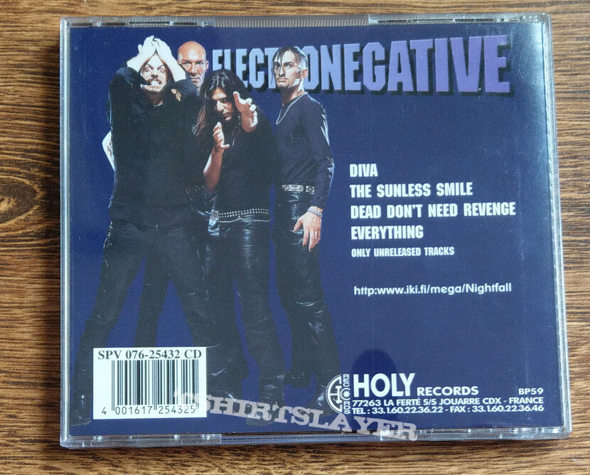 NIGHTFALL ‎– Electronegative (Audio CD)