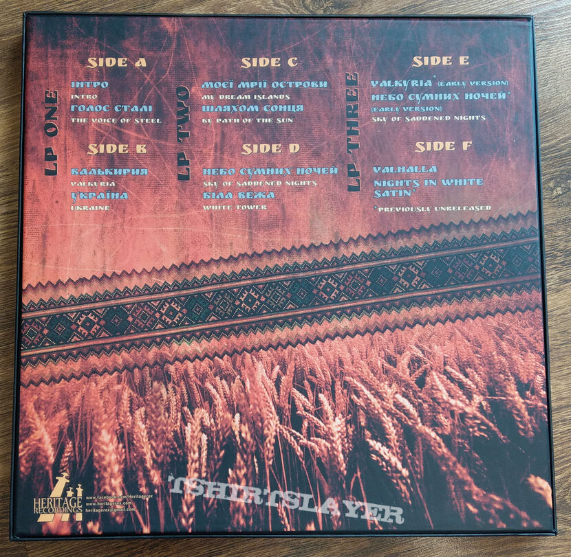 NOKTURNAL MORTUM – Голос Сталі = The Voice Of Steel (3 Black LP Deluxe BOX)