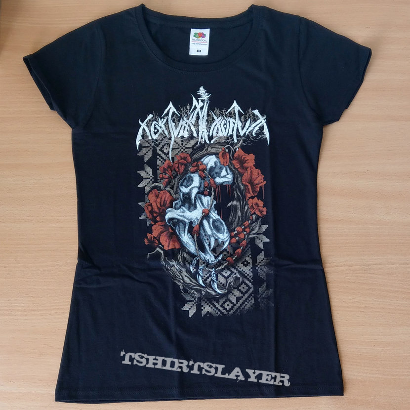 NOKTURNAL MORTUM - Skull and Poppies (Girly T-Shirt)