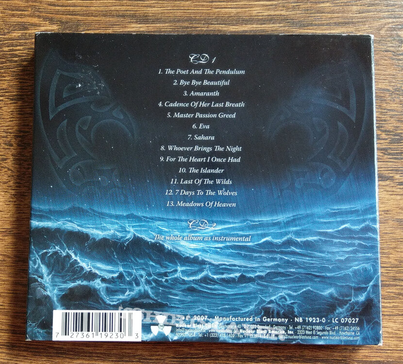 NIGHTWISH ‎– Dark Passion Play (2 CD Digipack)