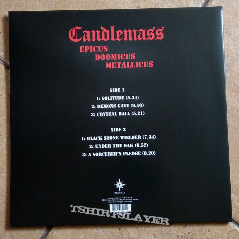 CANDLEMASS ‎– Epicus Doomicus Metallicus (180 gr Red Vinyl)