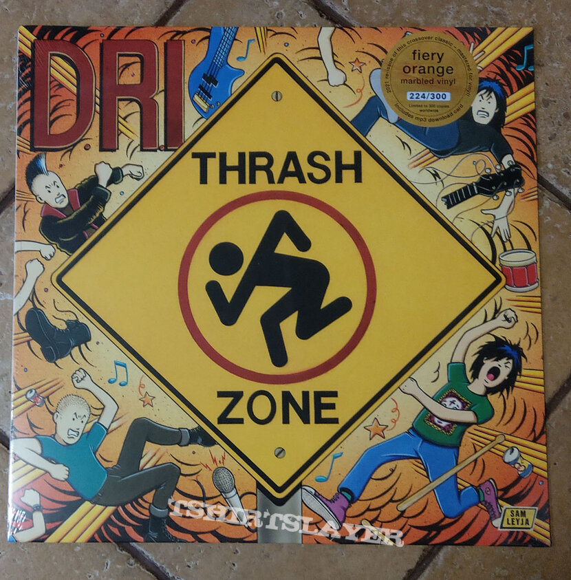 D.R.I. – Thrash Zone (Fiery Orange Marbled Vinyl) Limited 300