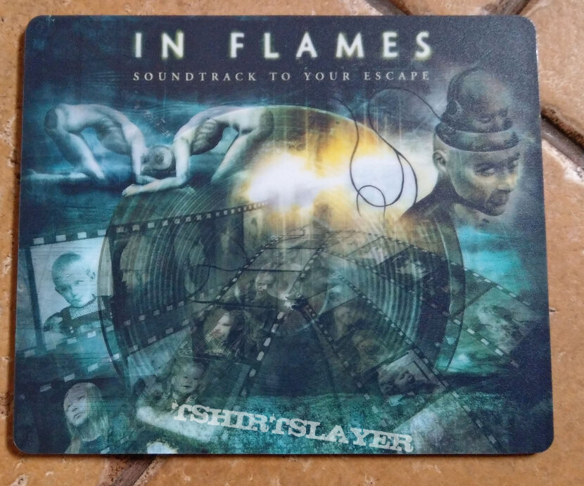 IN FLAMES ‎– Soundtrack To Your Escape (Japan Audio CD Boxed Edition) + Mousepad