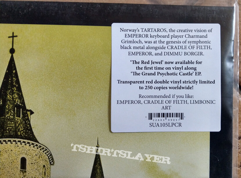 TARTAROS ‎– The Grand Psychotic Castle / The Red Jewel (Double Red Vinyl) Ltd. 250 Copies