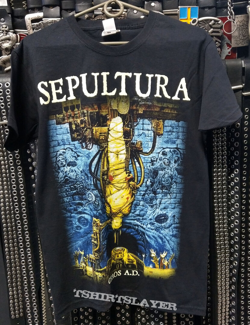 SEPULTURA - Chaos A. D. (T-shirt) | TShirtSlayer TShirt and BattleJacket  Gallery