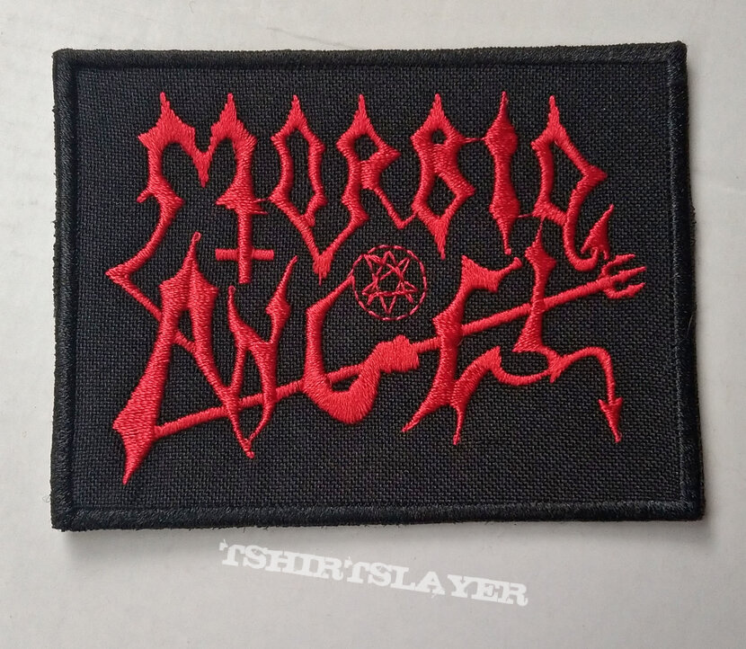 MORBID ANGEL - Red Logo 85X60 mm (embroidered)