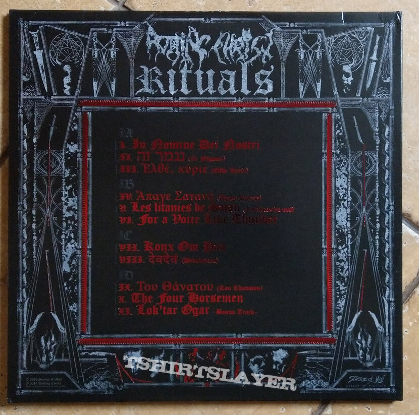 ROTTING CHRIST ‎– Rituals (Black Vinyl) Ltd. 200 Copies