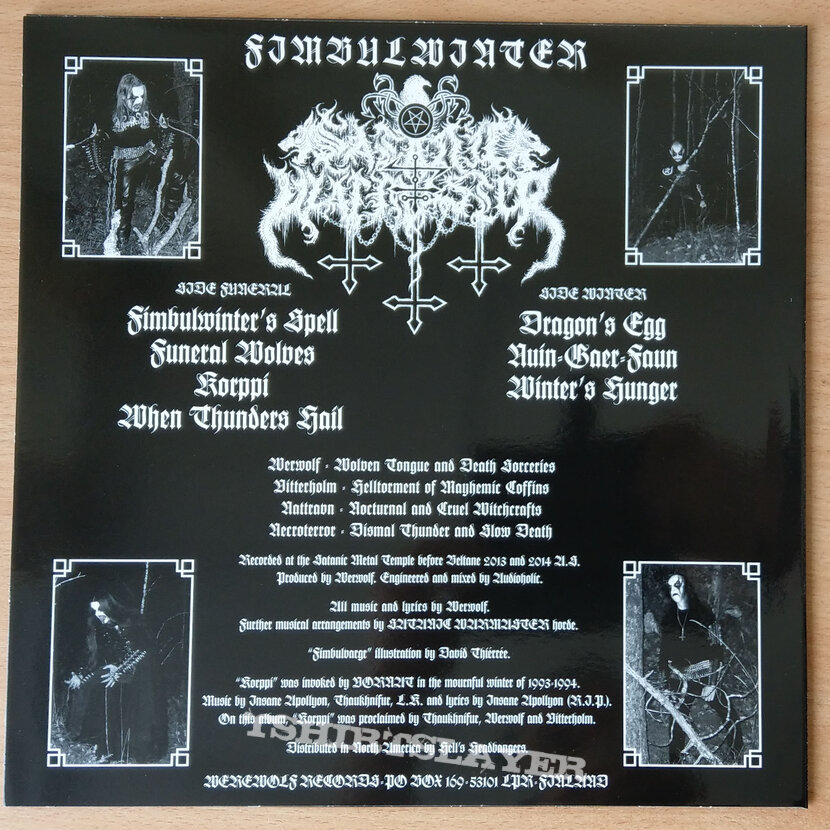 Satanic Warmaster - Fimbulvinter (Clear Haze Vinyl)