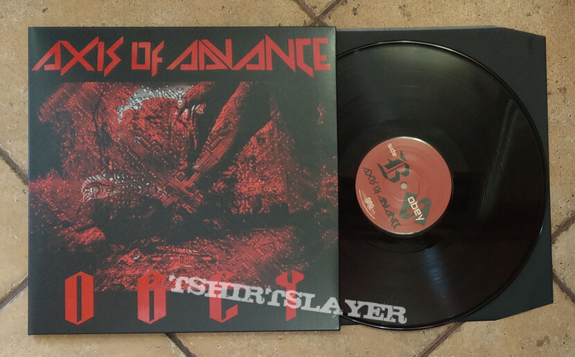 AXIS OF ADVANCE ‎– Obey (180g Blood Red Black Marble Vinyl) Ltd. 293 Copies