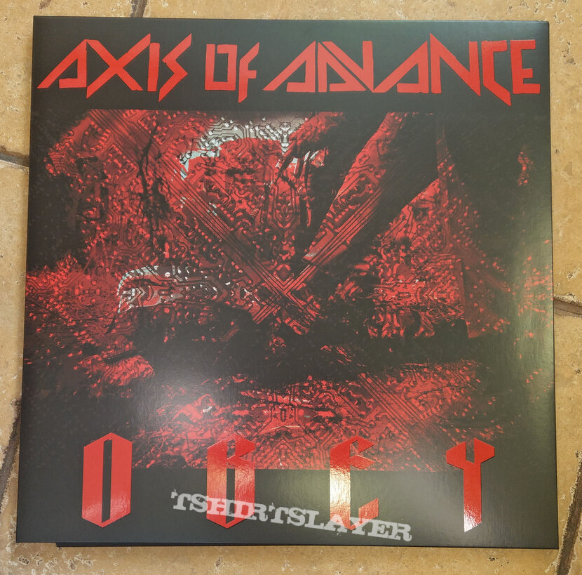 AXIS OF ADVANCE ‎– Obey (180g Blood Red Black Marble Vinyl) Ltd. 293 Copies