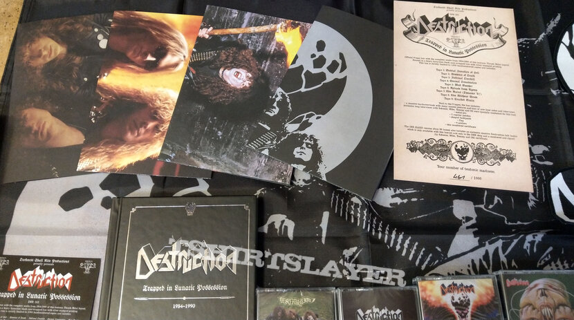 DESTRUCTION – Trapped In Lunatic Possession (9 MC Tape BOX) 1,000 handnumbered copies
