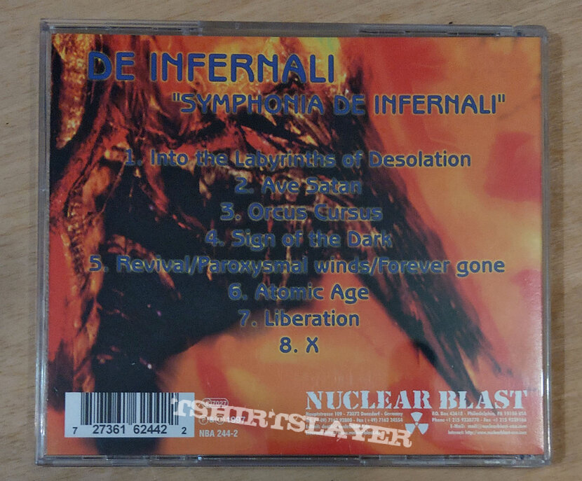 DE INFERNALI – Symphonia De Infernali (Audio CD)