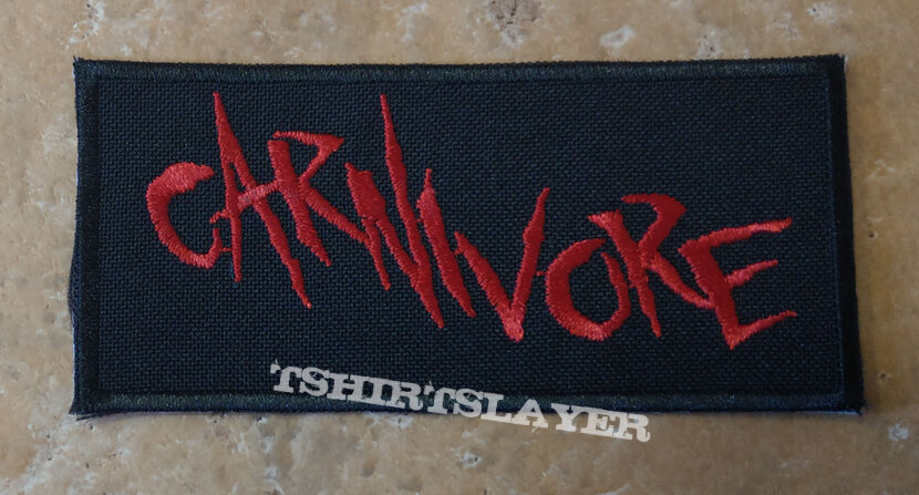 CARNIVORE Logo 90x45mm embroidered