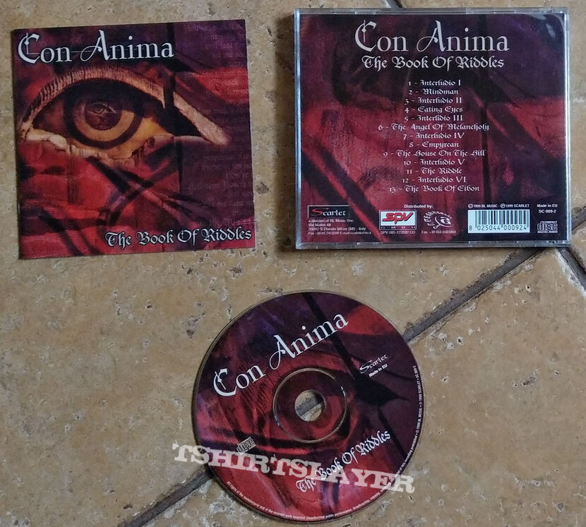 CON ANIMA ‎– The Book Of Riddles (Audio CD)