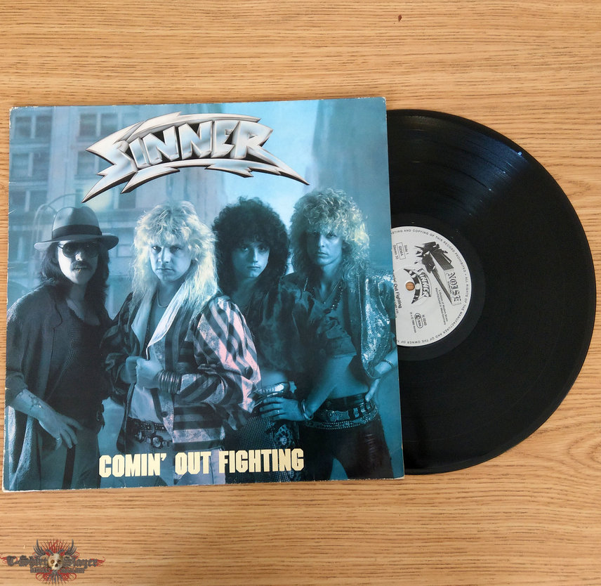 Sinner ‎– Comin&#039; Out Fighting (Black Vinyl)