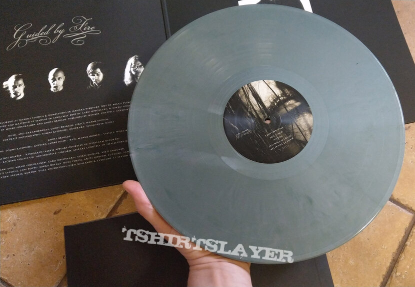 GHOST BRIGADE ‎– Guided By Fire (Silver, Dark Green Marbled Vinyl) Ltd. 300 copies