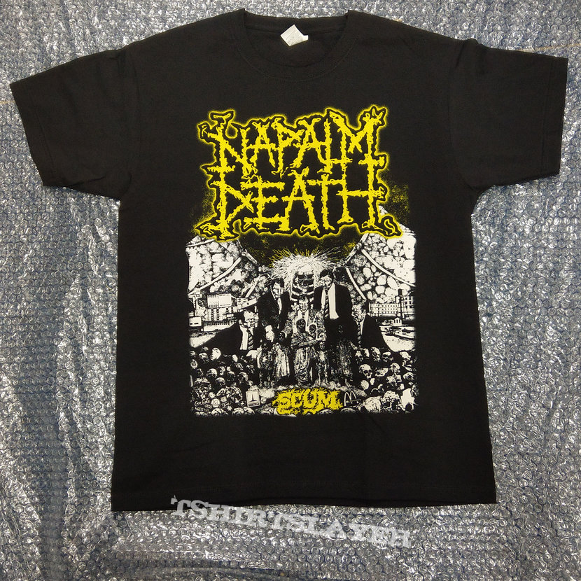 Napalm Death - Scum (T-Shirt) | TShirtSlayer TShirt and BattleJacket Gallery