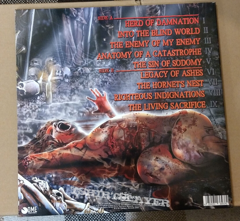 SINISTER – Legacy Of Ashes (Black Vinyl) Ltd. 100 copies SINISTER – Legacy Of Ashes (Black Vinyl) Ltd. 100 copies