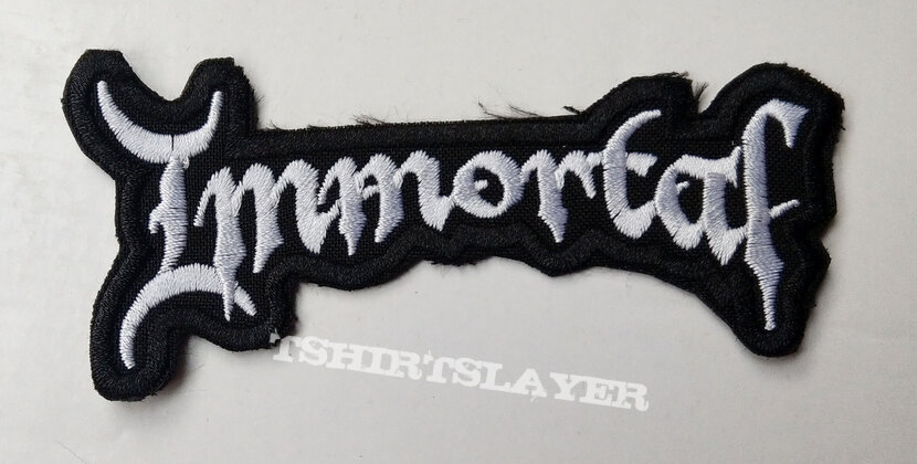 IMMORTAL - New Logo 115X50 mm (embroidered)