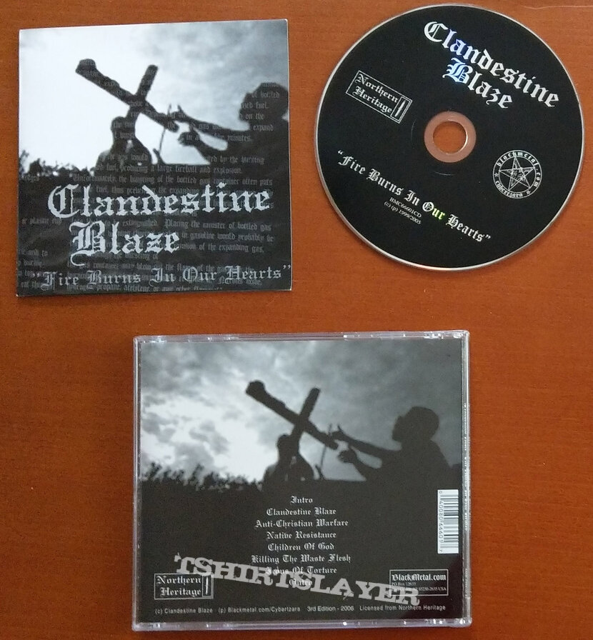 CLANDESTINE BLAZE – Fire Burns In Our Hearts (3rd Edition CD)