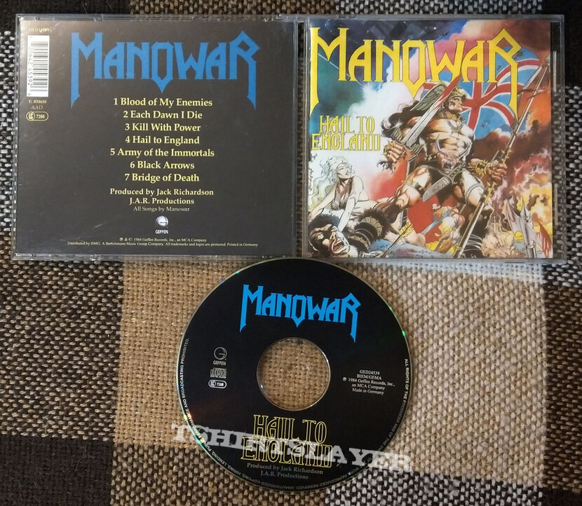 MANOWAR ‎– Hail To England (Audio CD)