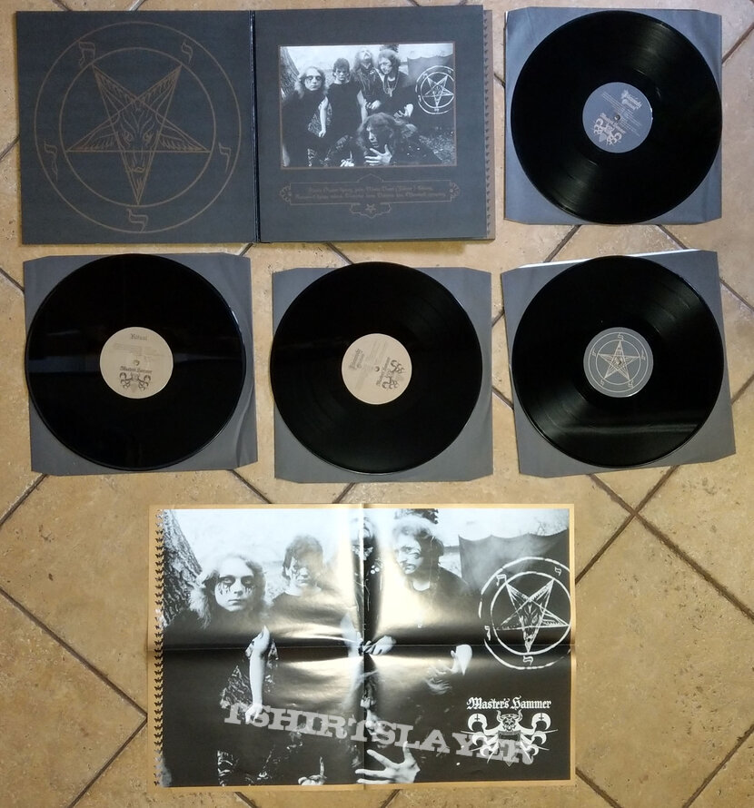 MASTER&#039;S HAMMER – Ritual/Jilemnicky Okultista (Four Black Vinyl) Ltd. 400 copies