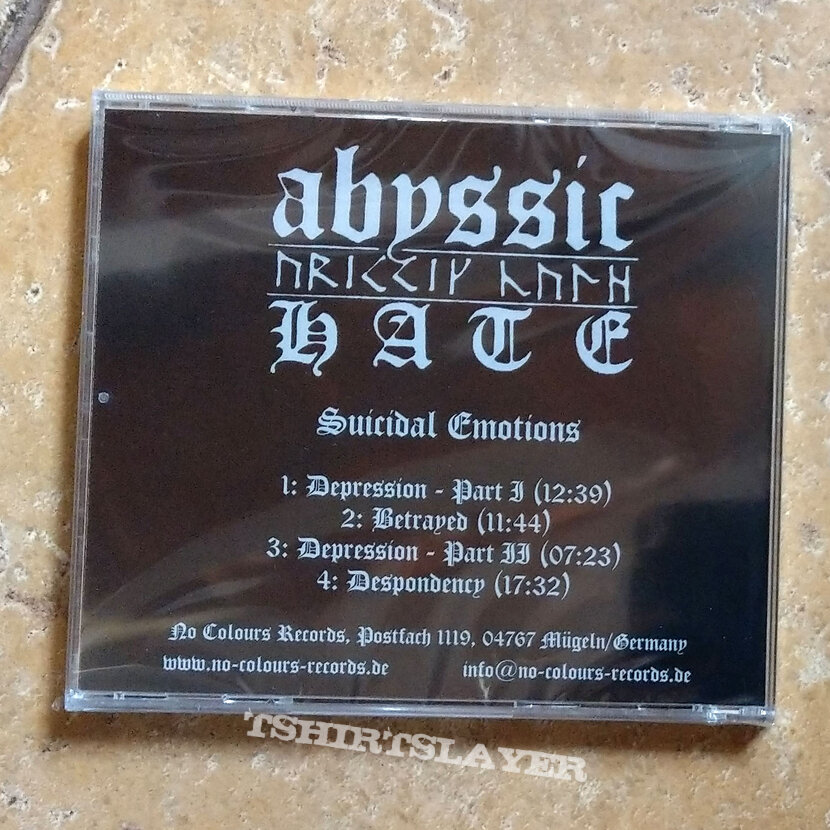 ABYSSIC HATE ‎– Suicidal Emotions (CD)