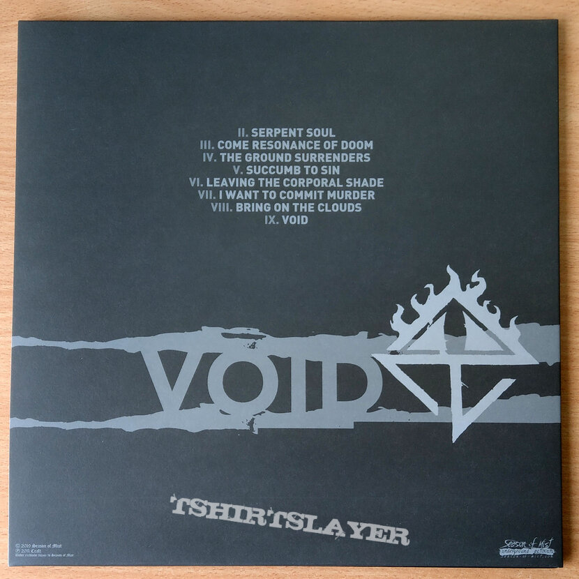 CRAFT ‎– Void (Double Transparent Red Vinyl) Ltd. 450 Copies