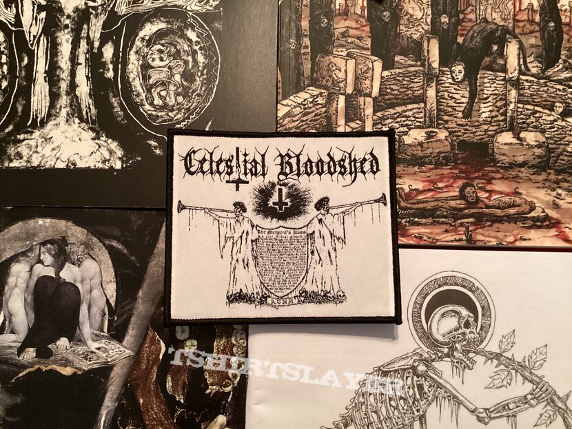 Celestial Bloodshed The Serpent’s Kiss woven patch