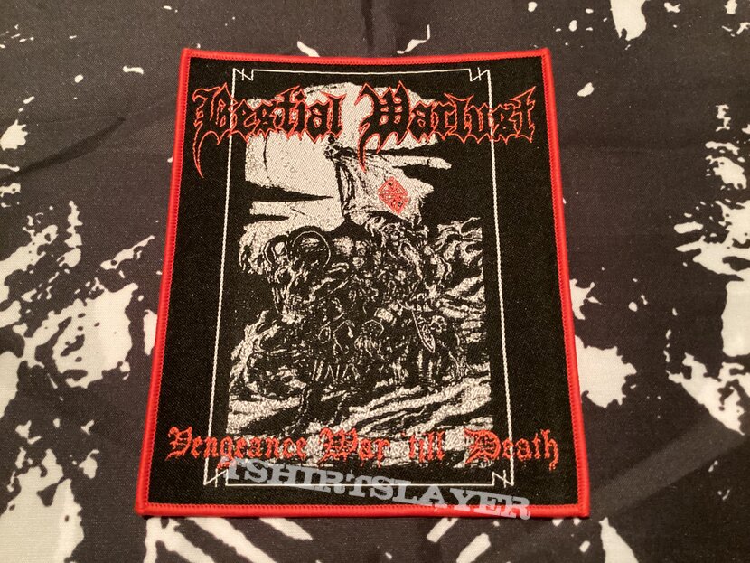 Bestial Warlust Vengeance War ‘till Death woven patch 