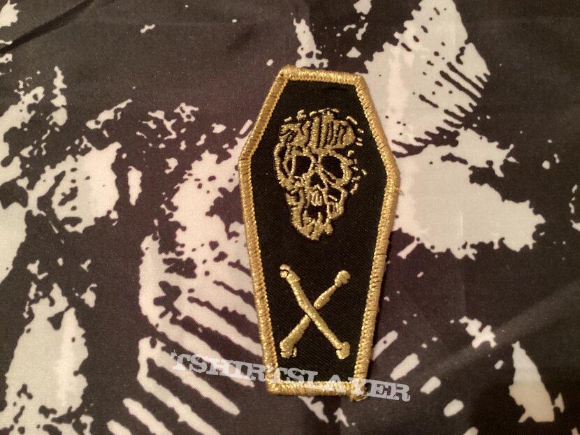 TEITANBLOOD Death coffin embroidered patch 