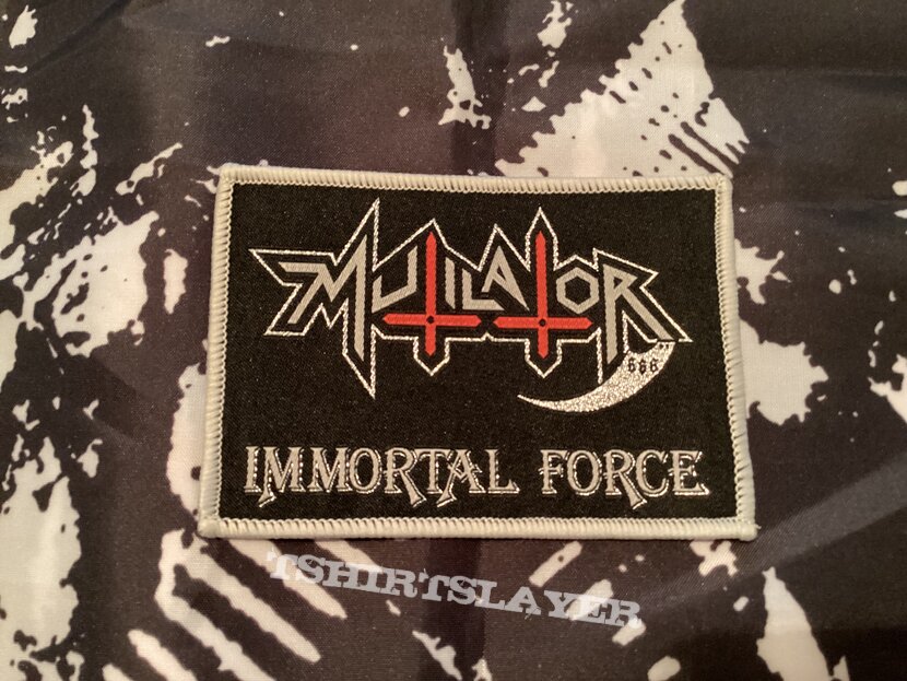 Mutilator Immortal Force woven patch