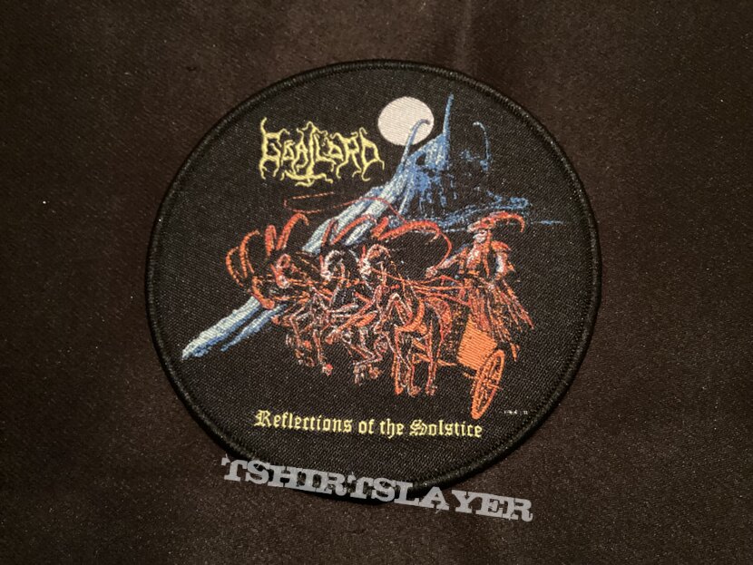 Goatlord Reflections of the Solstice woven patch 