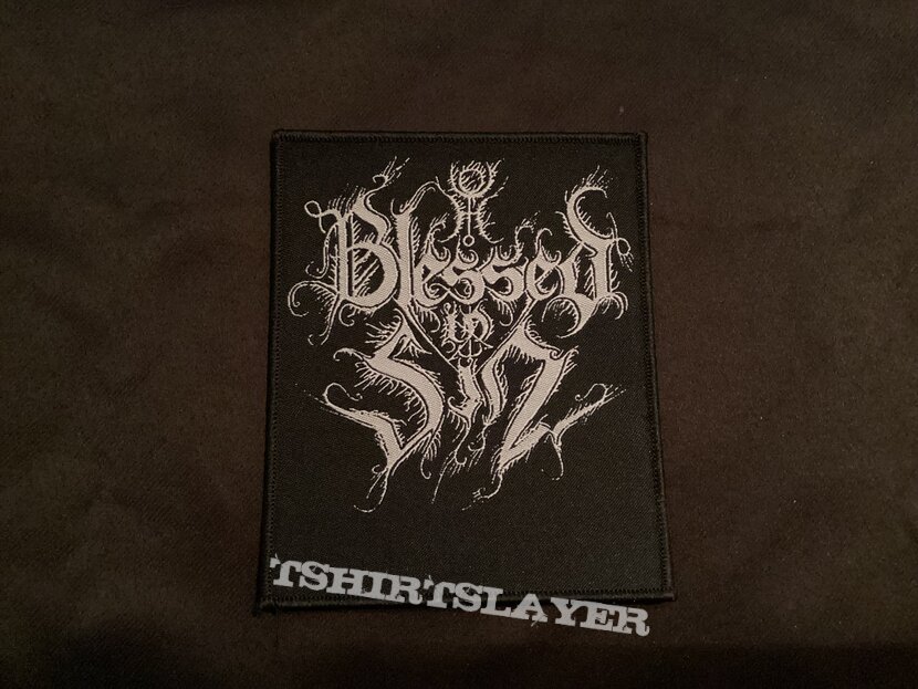 Blessed In Sin Logo woven patch