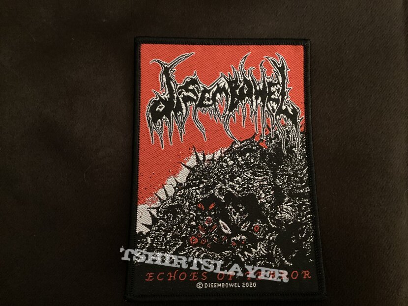 Disembowel Echoes of Terror woven patch