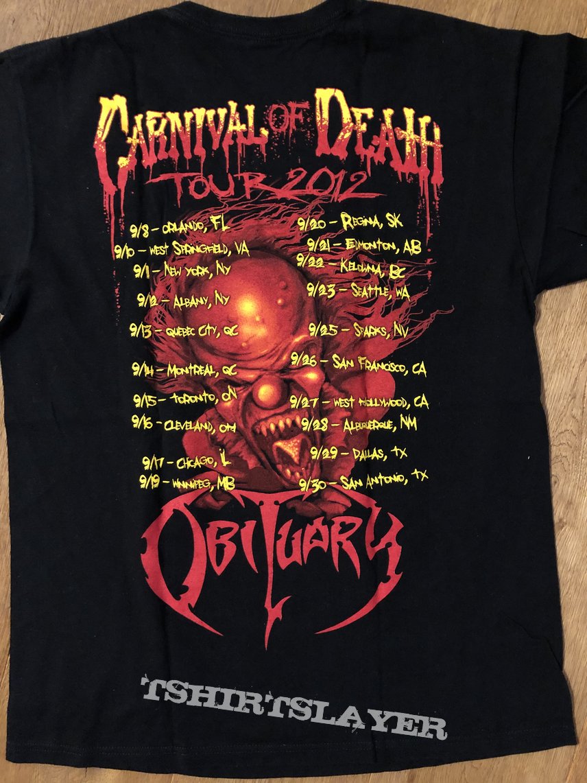 Obituary tour 2012