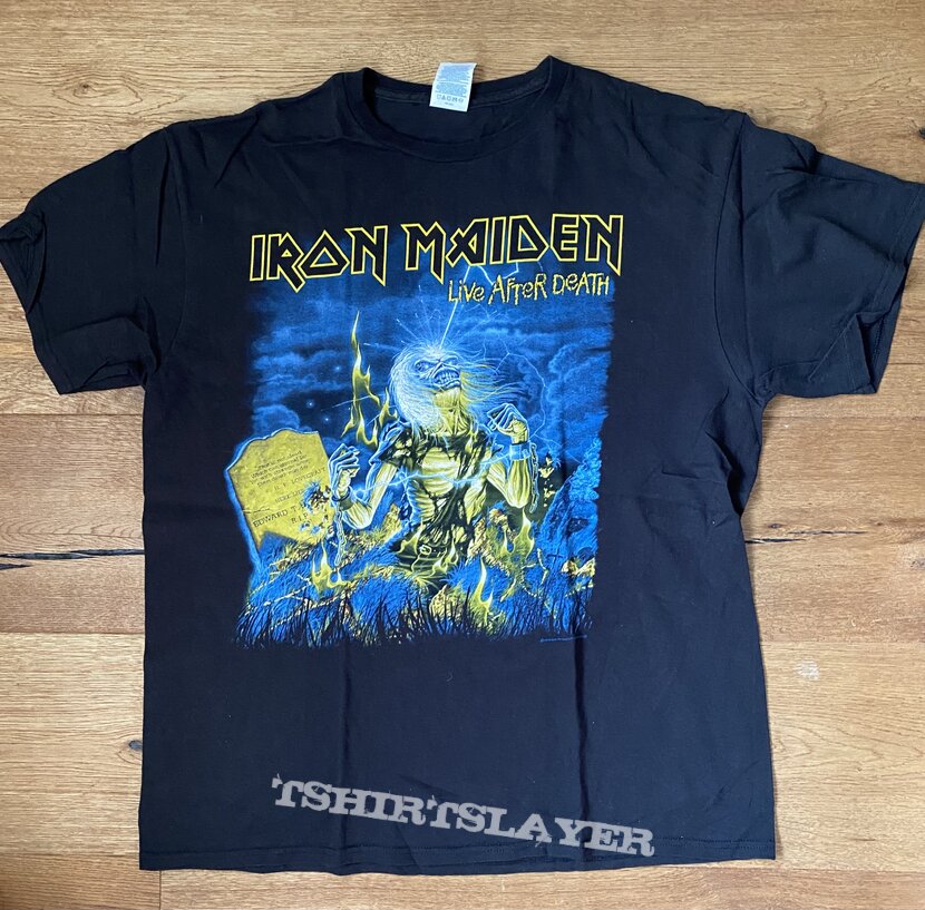 Iron Maiden Tour Shirt Live after 2019 | TShirtSlayer TShirt and ...