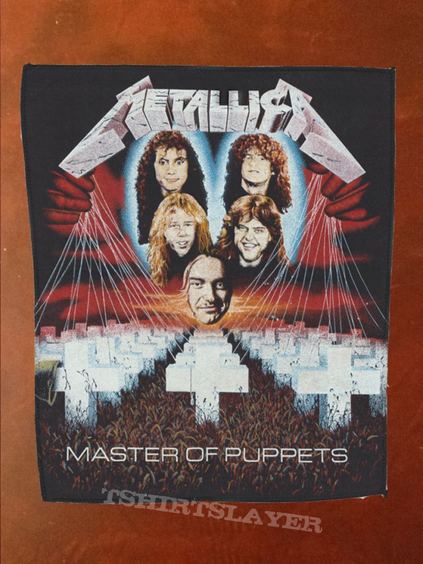 Metallica - Back Patch - Master Of Puppets - (Cliff, James, Lars, Kirk, Jason)