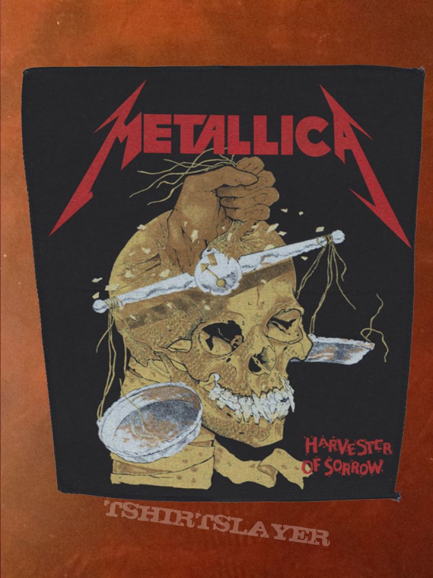 Metallica - Back Patch -  Harvester Of Sorrow