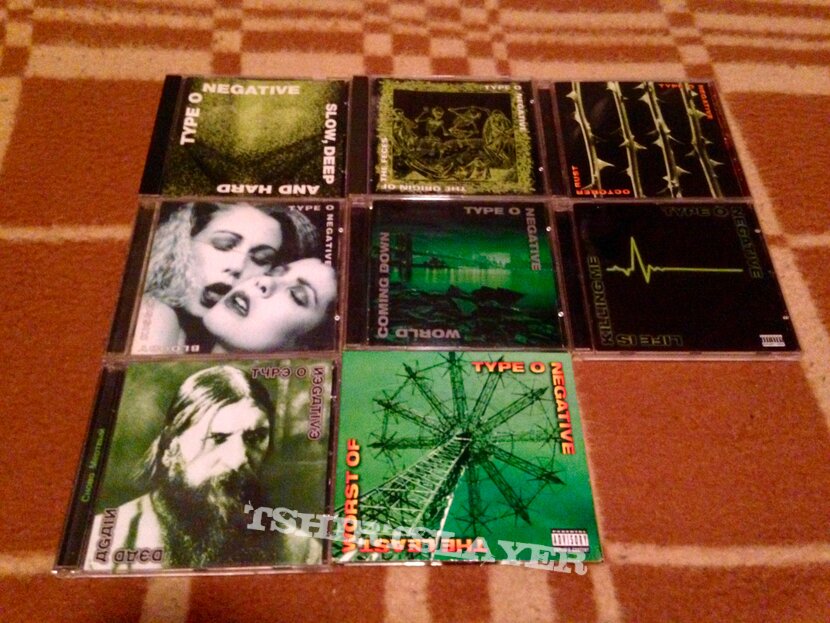 Type O Negative cd collection