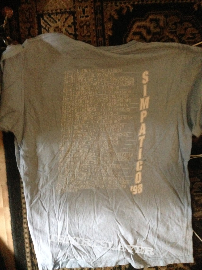 D-A-D Baby-blue Simpatico tour-shirt 1998