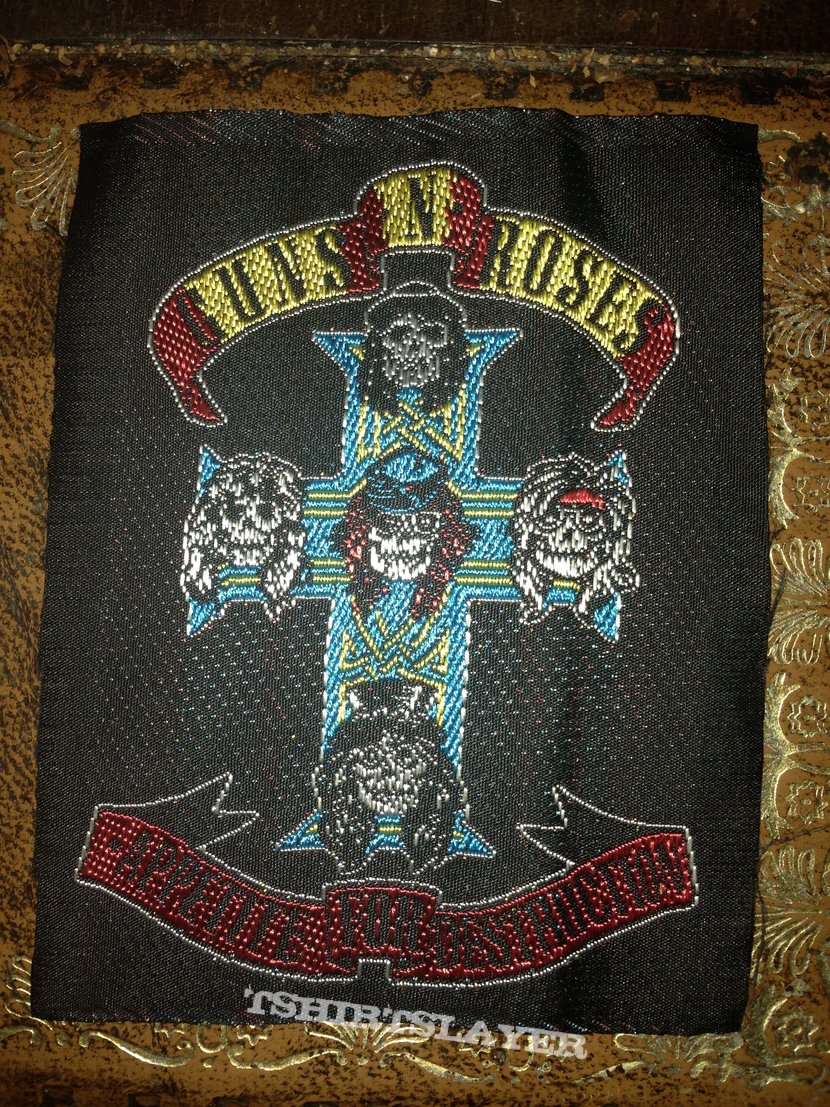 Guns N&#039; Roses Appetite For Destruction vintage patch