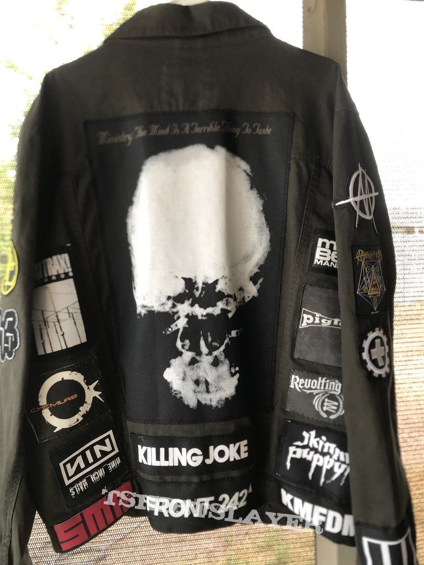 Ministry Back of my industrial tribute jacket 